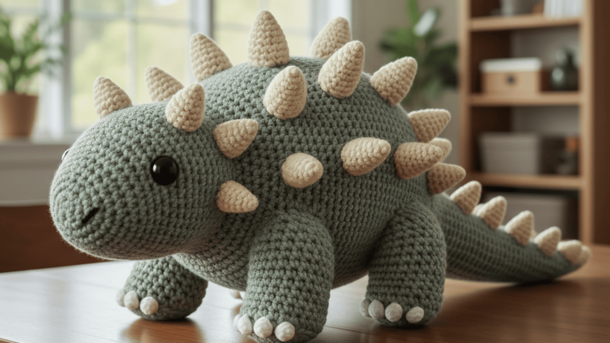 a sturdy, armored dinosaur with a clubbed tail