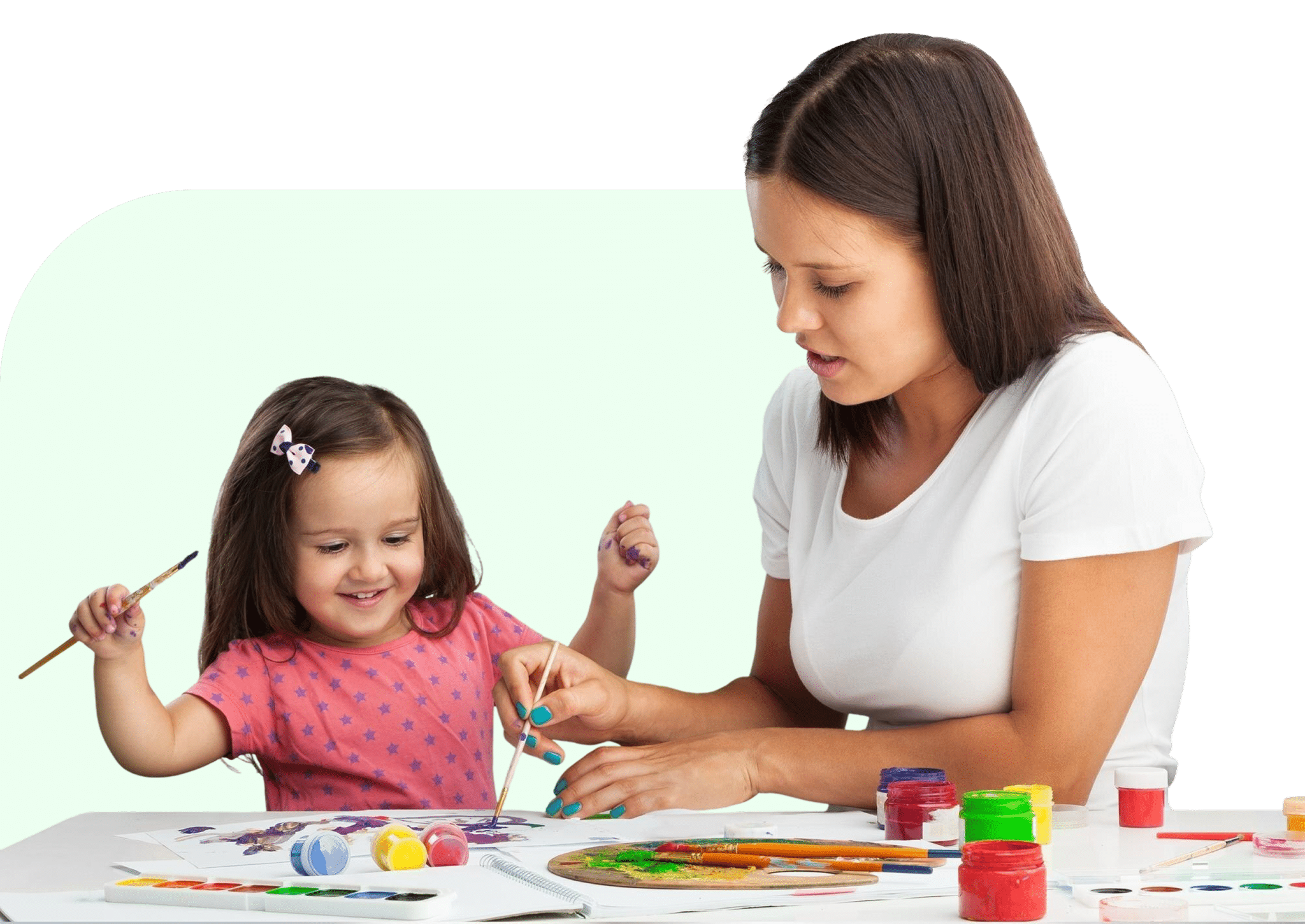 Girl playing image