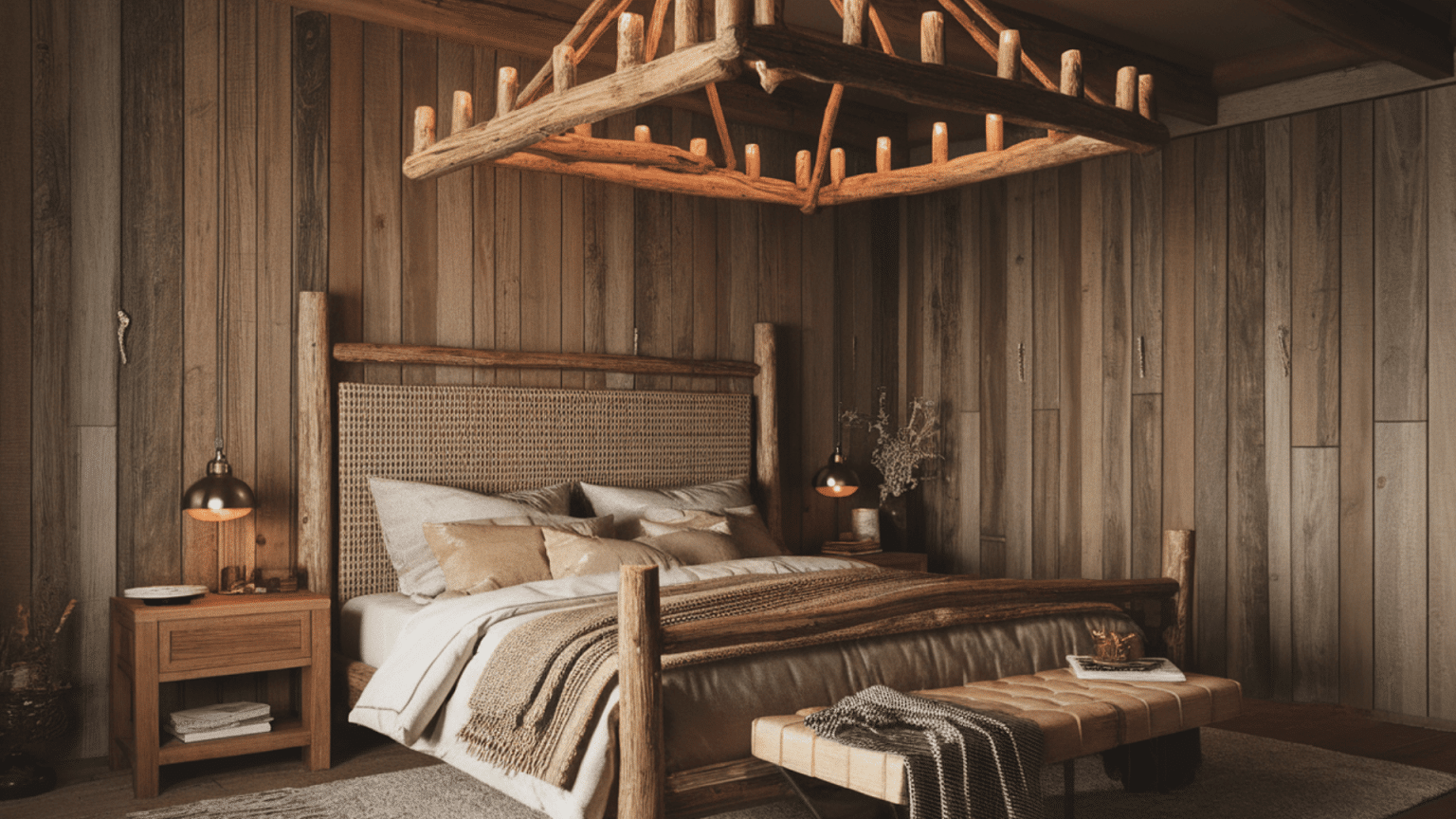 30 Cabin Bedroom Ideas for a Warm and Rustic Feel - Occasionally Crafty