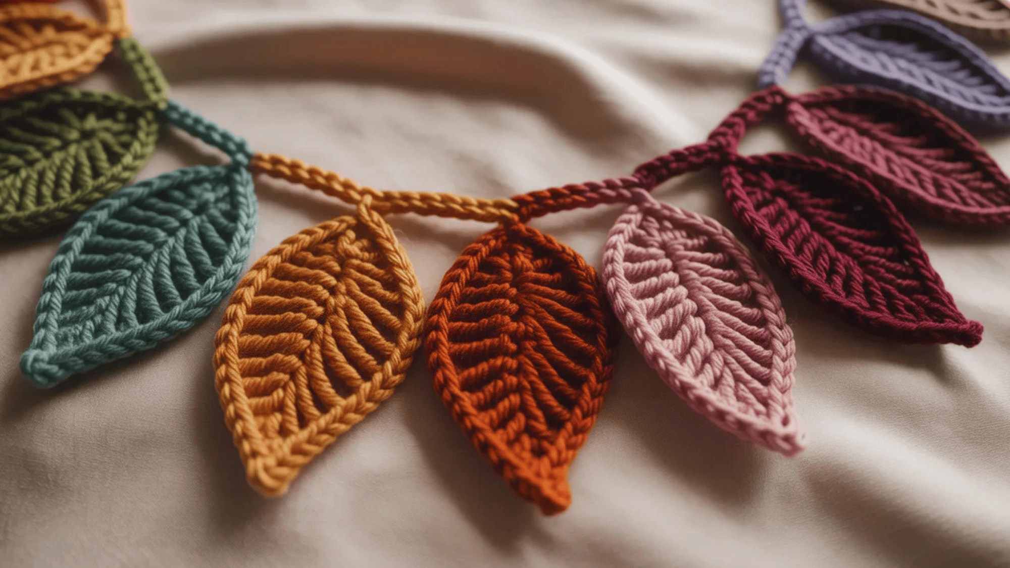 leaf style crochet border