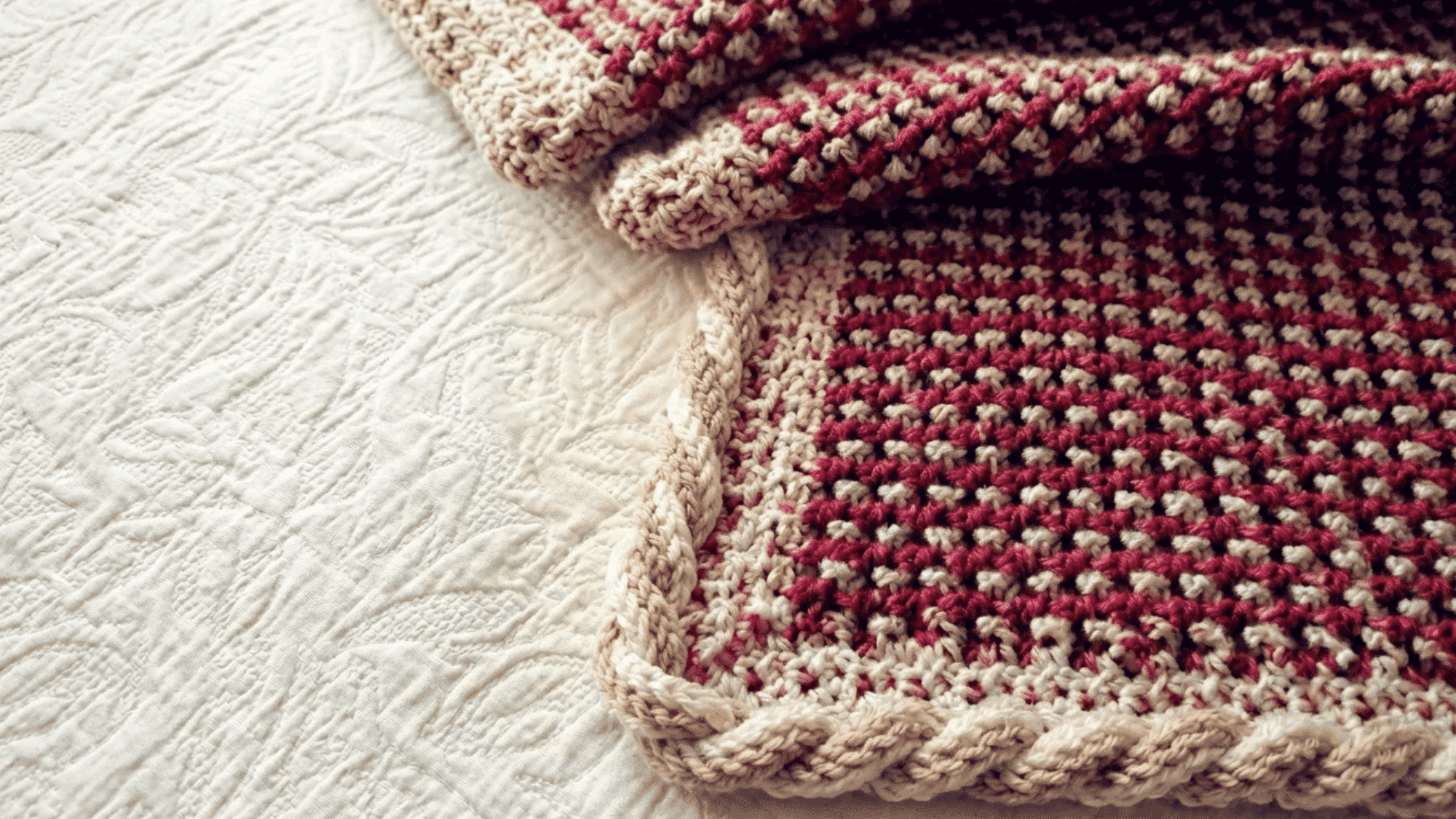rope border in crochet