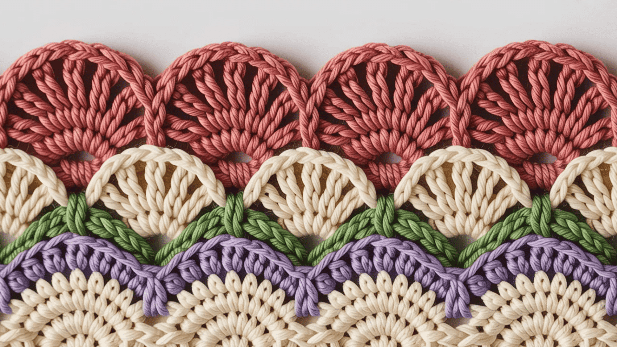 shell and picot border