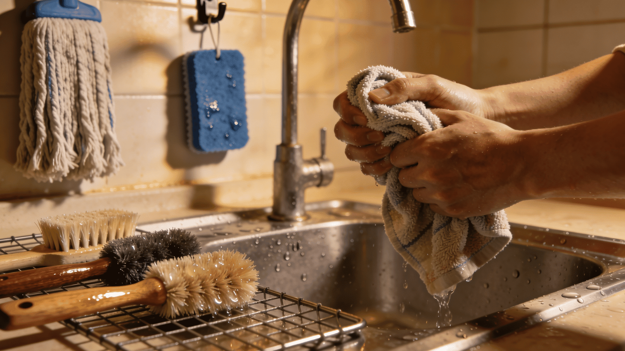 deep cleaning of all the tools used to deep clean the entire house room and areas