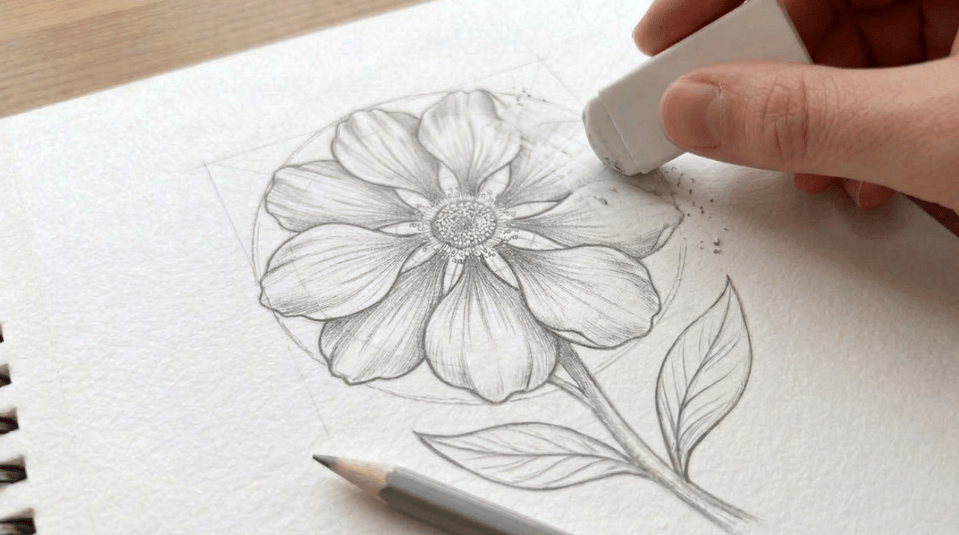 clean-up-the-flower-outline
