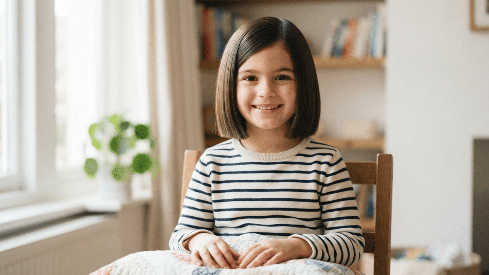 girl with bob haircut