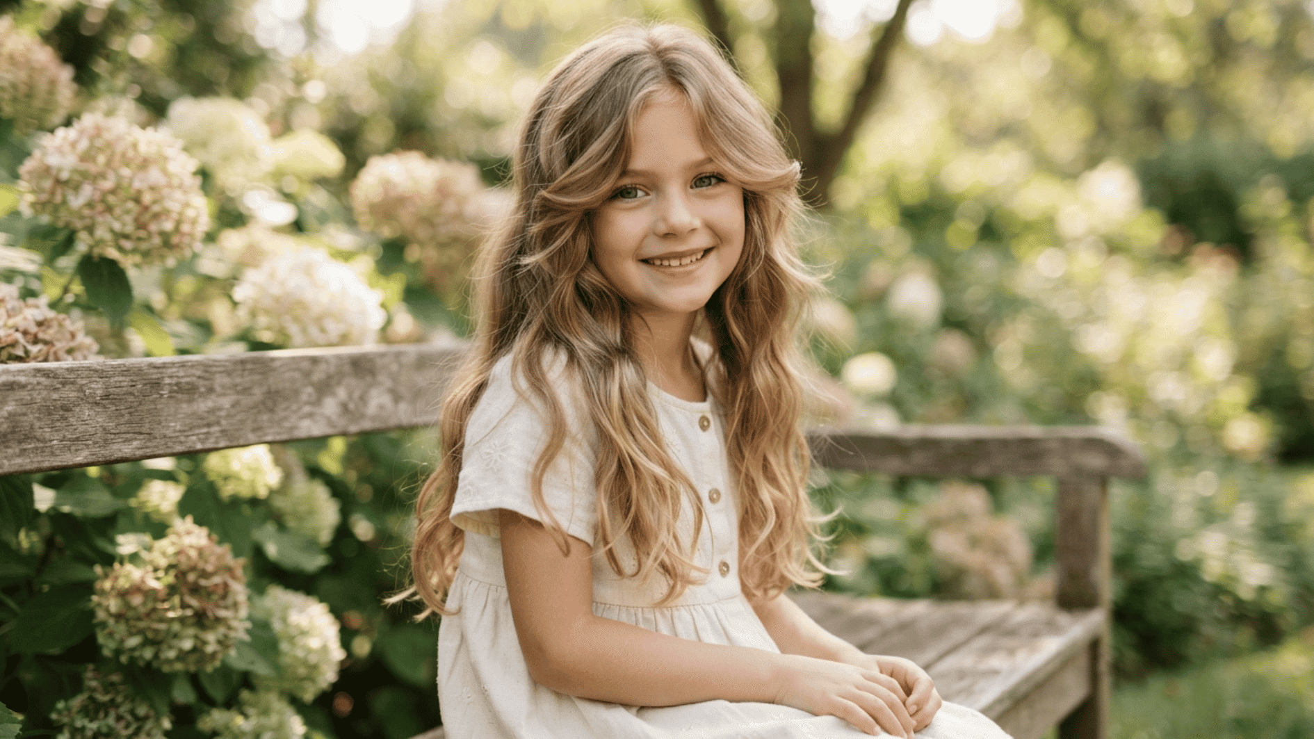 girl withlong layers haircut