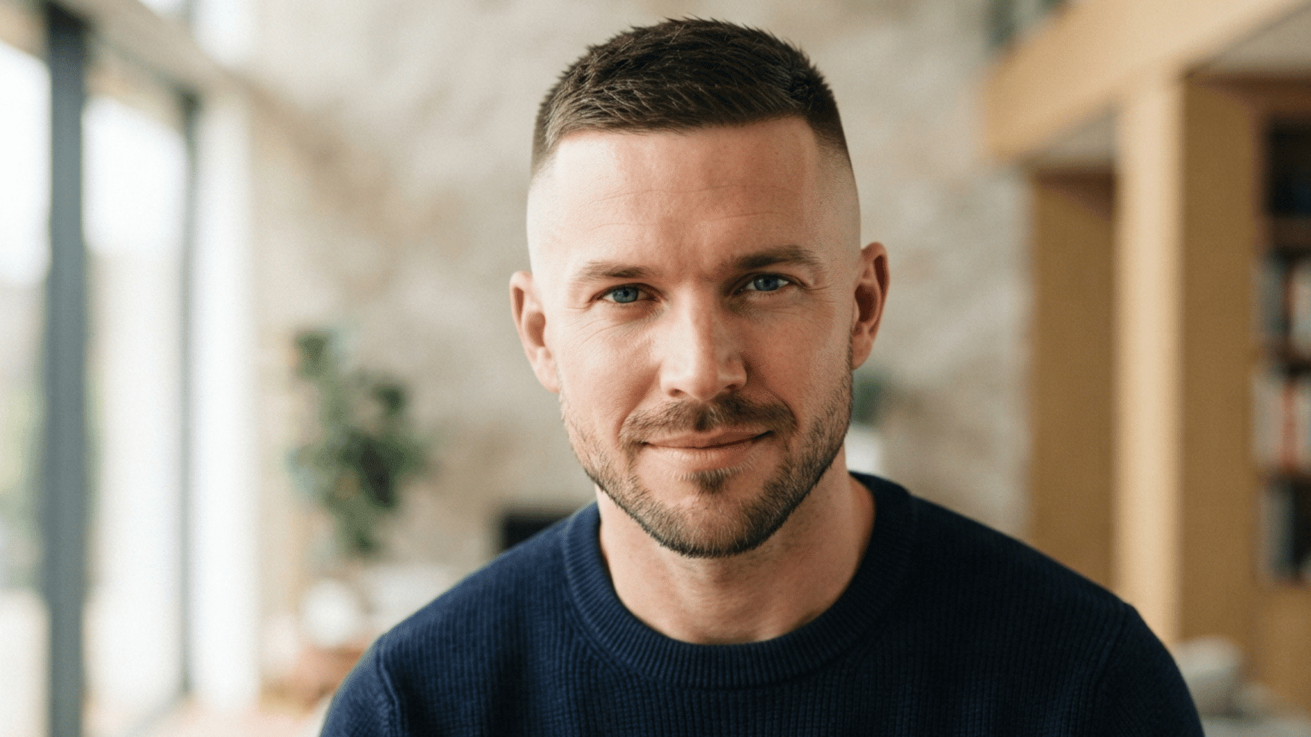 man with high and fade cut