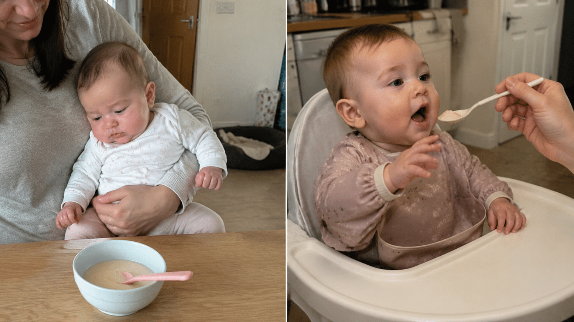 signs your baby is ready for the next stage of feeding.